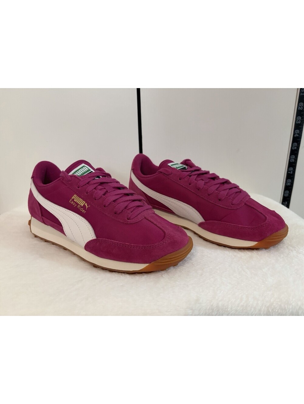 NWT Puma Easy Rider Berry Pink White Retro Runner Sneaker Trainer Women's US 7.5